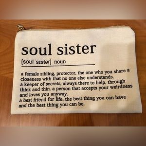 Soul Sister pouch, makeup bag